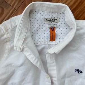 Mayoral white button shirt